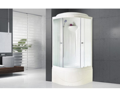 Душевая кабина Royal Bath RB 90BK1-M 90х90 см, с матовыми стеклами