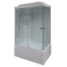 Душевая кабина Royal Bath RB 8100BP3-WC 100х80 см, с матовыми стеклами, левосторонняя