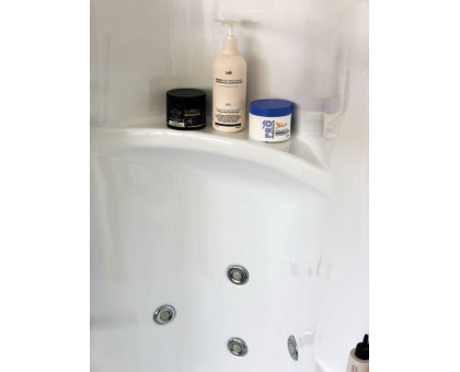 Душевая кабина Royal Bath RB 170ALP-C-CH 170х100 см, с матовыми стеклами, левосторонняя