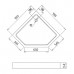 Душевой поддон Gemy ST11T 100х100 см