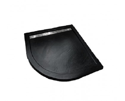 Душевой поддон WeltWasser WW TRR 12090 STONE-BL L 120х90 см черный с сифоном