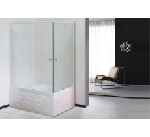 Душевой уголок Royal Bath RB 8120BP-C 120х80 см, с матовыми стеклами, левосторонний